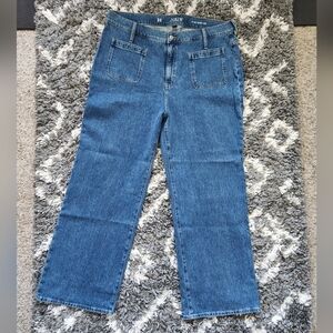 Plus-Size J. Crew Women's Slim Wide Leg Jeans